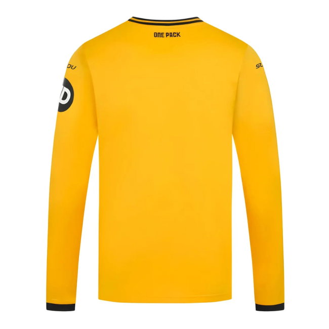 2024-2025 Wolves Long Sleeve Home Shirt (Djiga 34)-SoccerKits Hub | Buy Soccer Jerseys Online